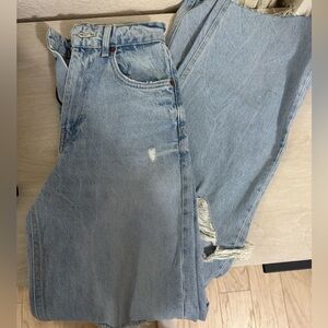 Zara Light Blue Denim Jeans